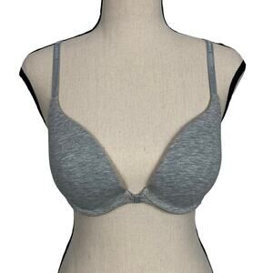 Victoria’s Secret Bra Racerback Padded Grey Size 32D